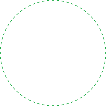 Dotted circle illustration