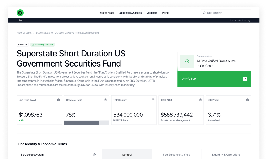 Chronicle Dashboard — Validator Transparency Layer